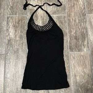 H&M black halter top XS